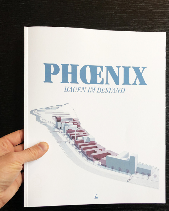 Das Siegerprojekt Europan 12 - Dub'impulse schafft es auf das Frontcover der Zeitschrift Phoenix - Bauen im Bestand